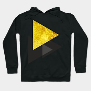 Metal triangle abstract - Metal sign - The Five Elements Abstract  Symbol Hoodie